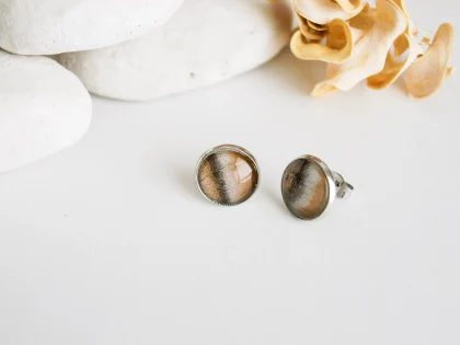 Náušnice Hyalophora cecropia