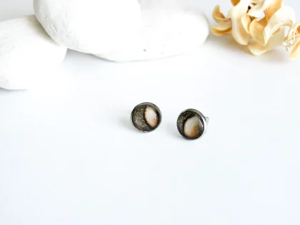 Náušnice Hyalophora cecropia